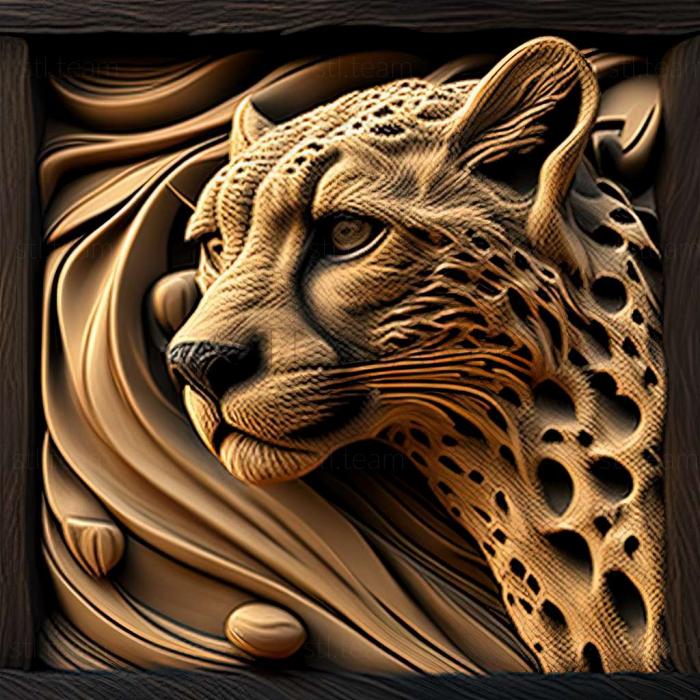 3D model Cheetah (STL)